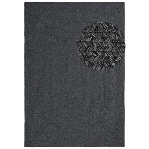 Tapis d'extérieur aspect jute ZADO Anthracite 200x290cm