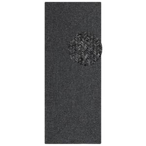 Tapis d'extérieur aspect jute ZADO Anthracite 80x150cm