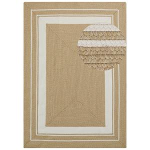 Tapis d'extérieur aspect jute ZADO Beige et Crème 120x170cm…