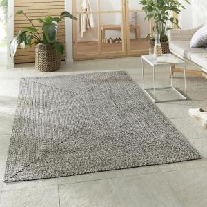 Tapis d'extérieur aspect jute ZADO Greige 200x290cm