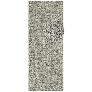 Tapis d'extérieur aspect jute ZADO Greige 80x150cm