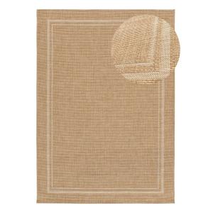 Tapis d'extérieur effet jute beige 120x170 cm