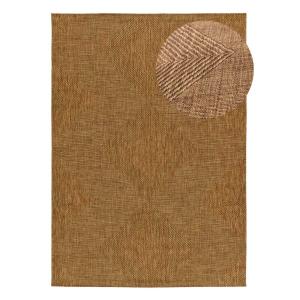 Tapis d'extérieur effet jute marron 120x170 cm
