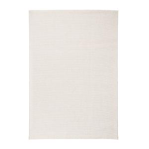 Tapis d'extérieur/interieur aspect jute blanc 160x230