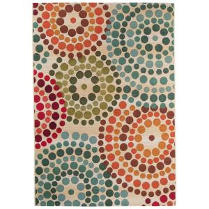 Tapis d'extérieur & intérieur beige/multicouleur 160x235