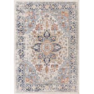 Tapis d'Extérieur/Intérieur Bleu/Beige 160x213