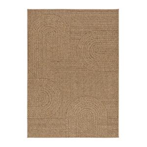 Tapis d'extérieur/intérieur géométrique effet jute naturel,…