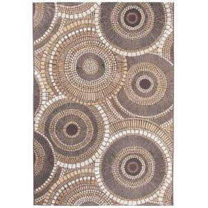 Tapis d'extérieur & intérieur marron 120x180
