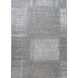 Tapis d'extérieur/intérieur motif abstrait beige foncé 160x…