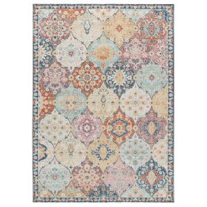 Tapis d'extérieur/intérieur multicolore de style vintage, 2…