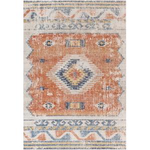 Tapis d'Extérieur/Intérieur Rouge/Bleu 80x220