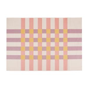 Tapis d'extérieur motifs à carreaux multicolores 160x230