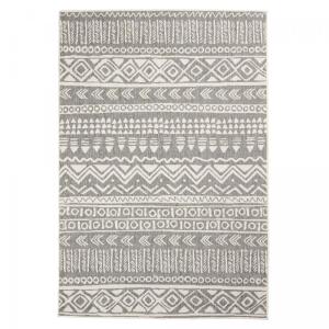 Tapis d'extérieur pour terrase ou balcon, noir 120x170