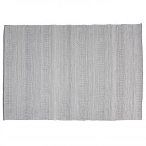 Tapis d’extérieur rectangulaire 160x230cm gris et blanc