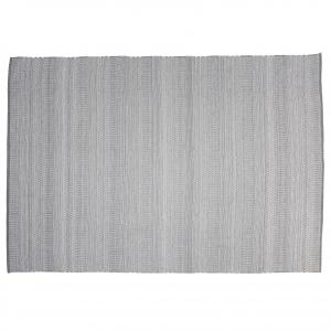 Tapis d’extérieur rectangulaire 200x290cm gris et blanc