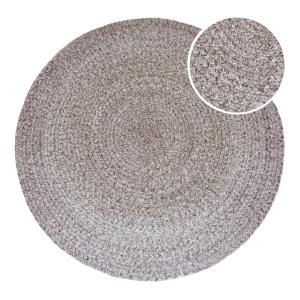 Tapis d'extérieur, rond, marron, 180 x 180 cm / épaisseur :…