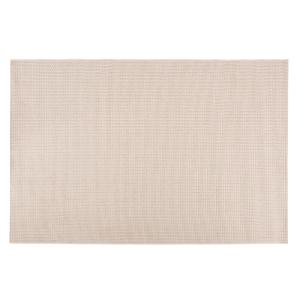 Tapis d'extérieur tissé écru 160x230