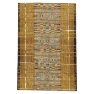 Tapis d'extérieur tissé plat - or 200x285 cm