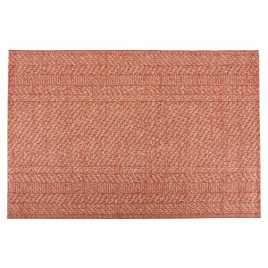 Tapis d'extérieur tissé terracotta 160x230