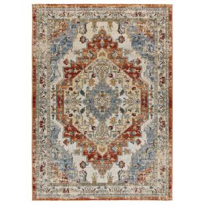 Tapis d'extérieur vintage rouille 80x150 cm