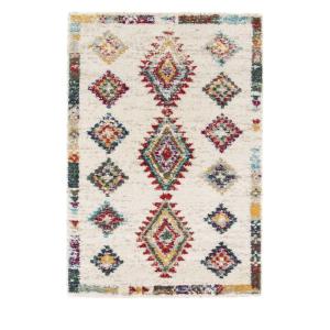 Tapis d'inspiration losanges - 200x290cm Multicolore Polypr…