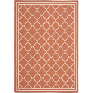 Tapis d'intérieur/extérieur Orange/Neutre 160 X 230