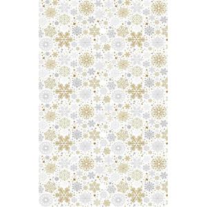 Tapis d'intérieur Noël 50 x 80 cm - Doré