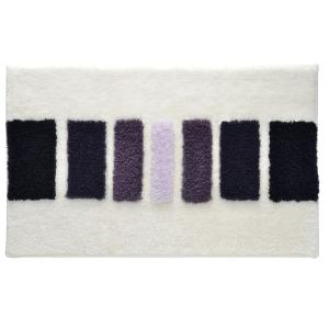 Tapis de bain 60x100 violet en acrylique 1000 g/m²