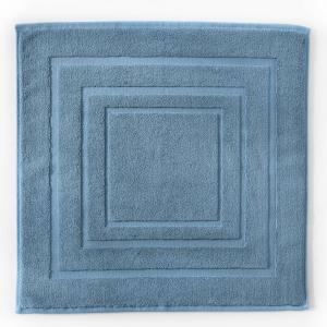 Tapis de bain 60x60 bleu nuage en coton 900 g/m²