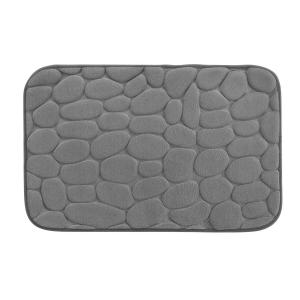 Tapis de bain à mémoire de forme gris anthracite 50 x 80 cm…