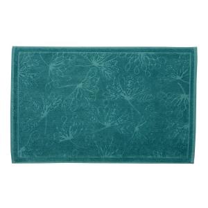 Tapis de bain Bio  en coton paon 50 x 80