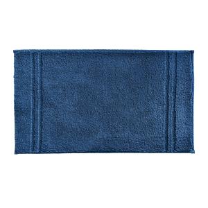 Tapis de bain bleu indigo  120x70 en coton