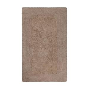 Tapis de bain doux beige sable uni 60x100