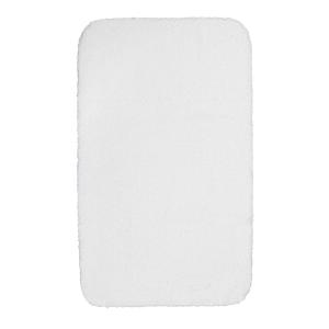 Tapis de bain doux blanc coton 80x150