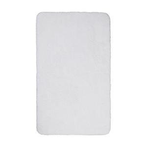 Tapis de bain doux blanc uni 55x65