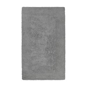 Tapis de bain doux gris uni 55x65