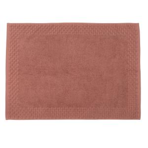 Tapis de bain en coton biologique rose 50x70