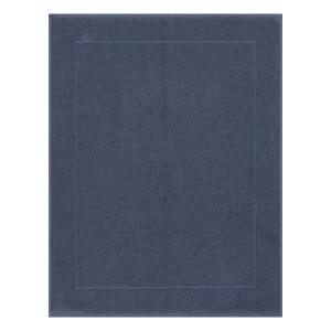 Tapis de bain en coton bleu orient 60 x 80