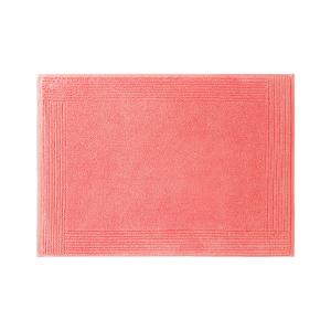 Tapis de bain en  coton rose 50 x 70 cm