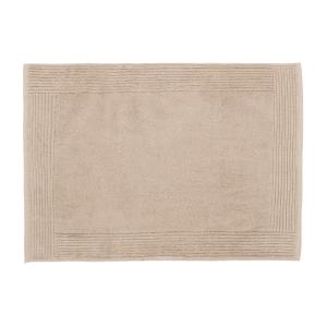 Tapis de bain en  coton taupe 50 x 70 cm