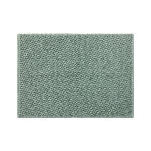 Tapis de bain en  coton vert 60 x 120 cm