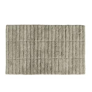 Tapis de bain en coton vert eucalyptus