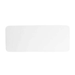 Tapis de bain grande taille blanc 50 x 120 cm