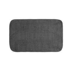 Tapis de bain gris anthracite 45 x 75 cm