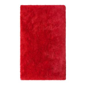 Tapis de bain microfibre antidérapant rouge 80x150