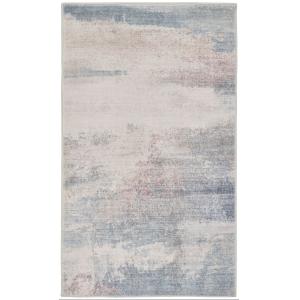 Tapis de bain moelleux - beige multicolore 50x60 cm