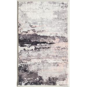 Tapis de bain moelleux - rose multicolore 50x60 cm