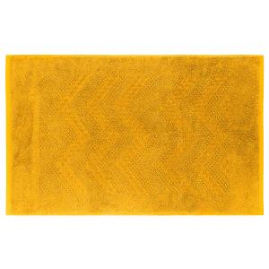 Tapis de bain  pur coton jaune 50x80