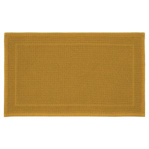 Tapis de bain  pur coton jaune 50x80 cm