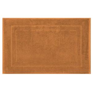 Tapis de bain  pur coton orange 50x80 cm